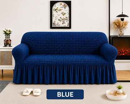 Frill Style Bubble Stuff Sofa Cover