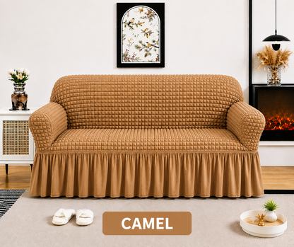 Frill Style Bubble Stuff Sofa Cover